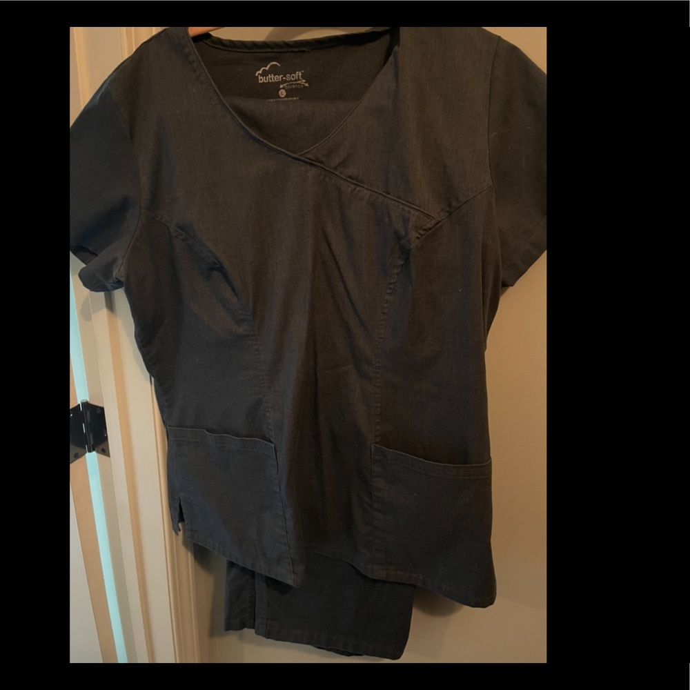 gray with pants and shirt
